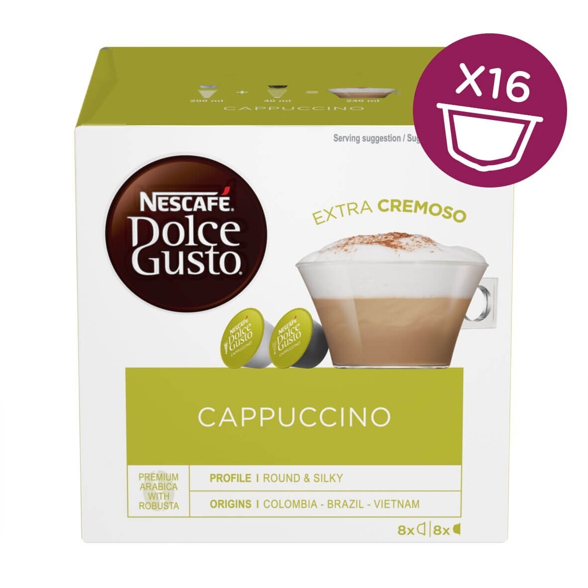 Cappuccino Coffee Pods NESCAFÉ® Dolce Gusto®