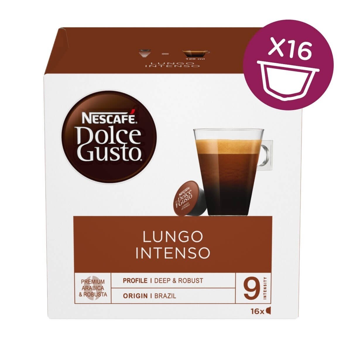 Lungo Intenso Coffee Pods NESCAFÉ® Dolce Gusto®