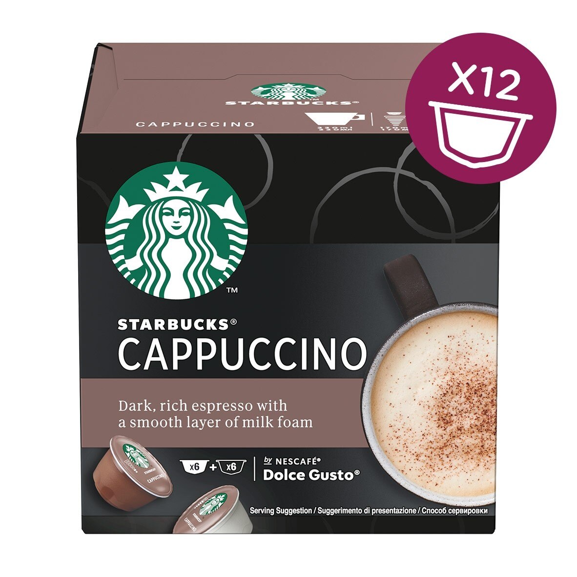 STARBUCKS® Cappuccino Coffee Pods NESCAFÉ® Dolce Gusto®