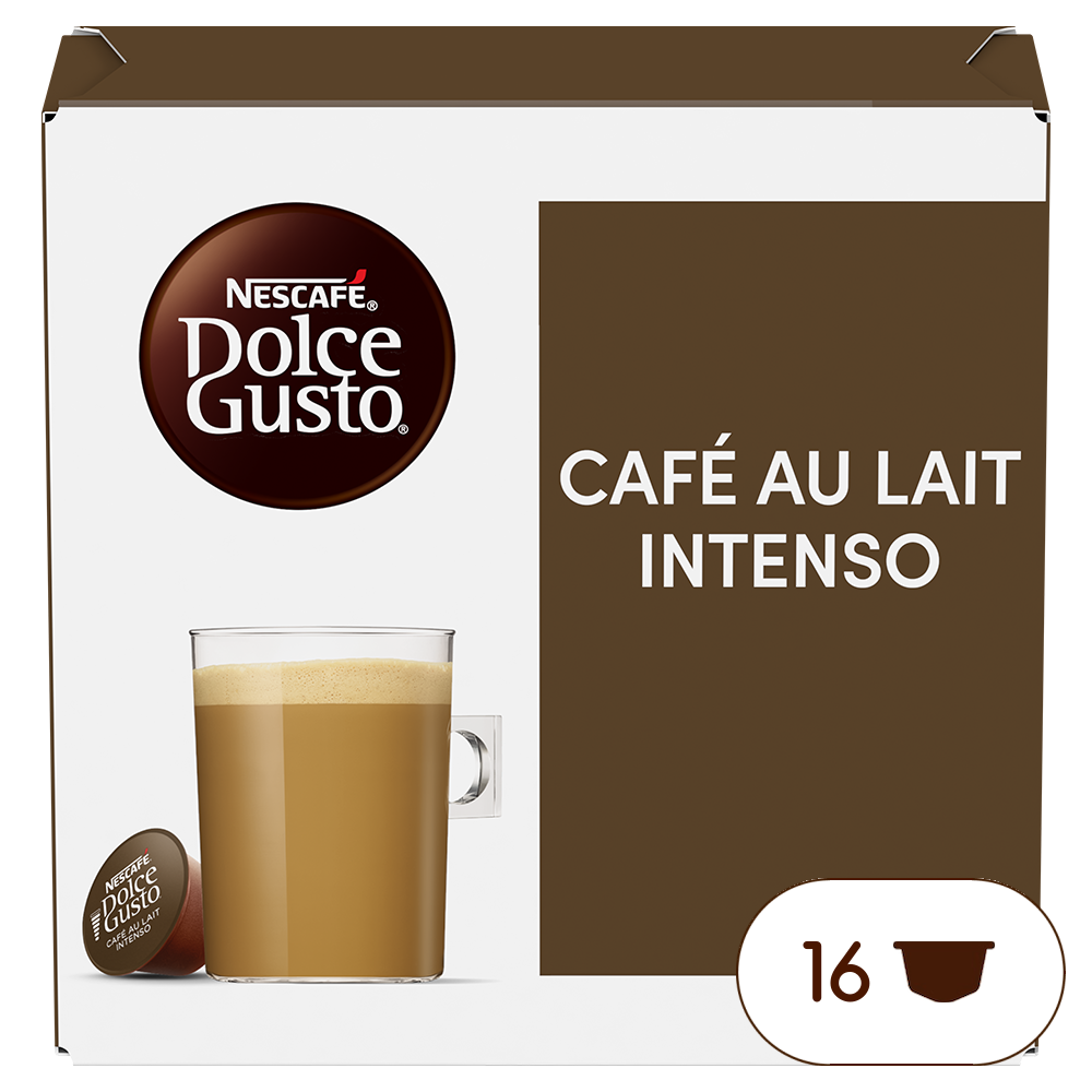 Cafe au Lait Intenso Coffee Pods NESCAFE Dolce Gusto