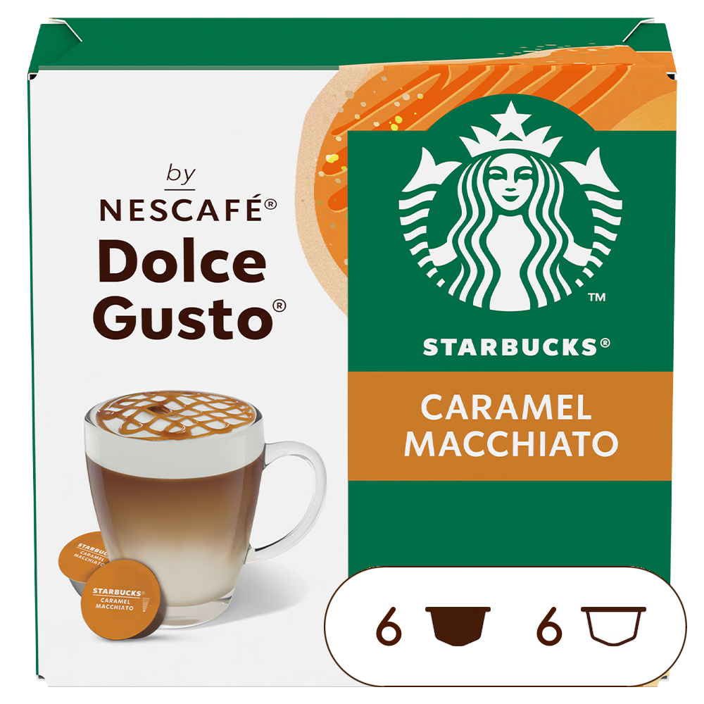 Caramel Macchiato STARBUCKS Coffee Pods NESCAFE Dolce Gusto