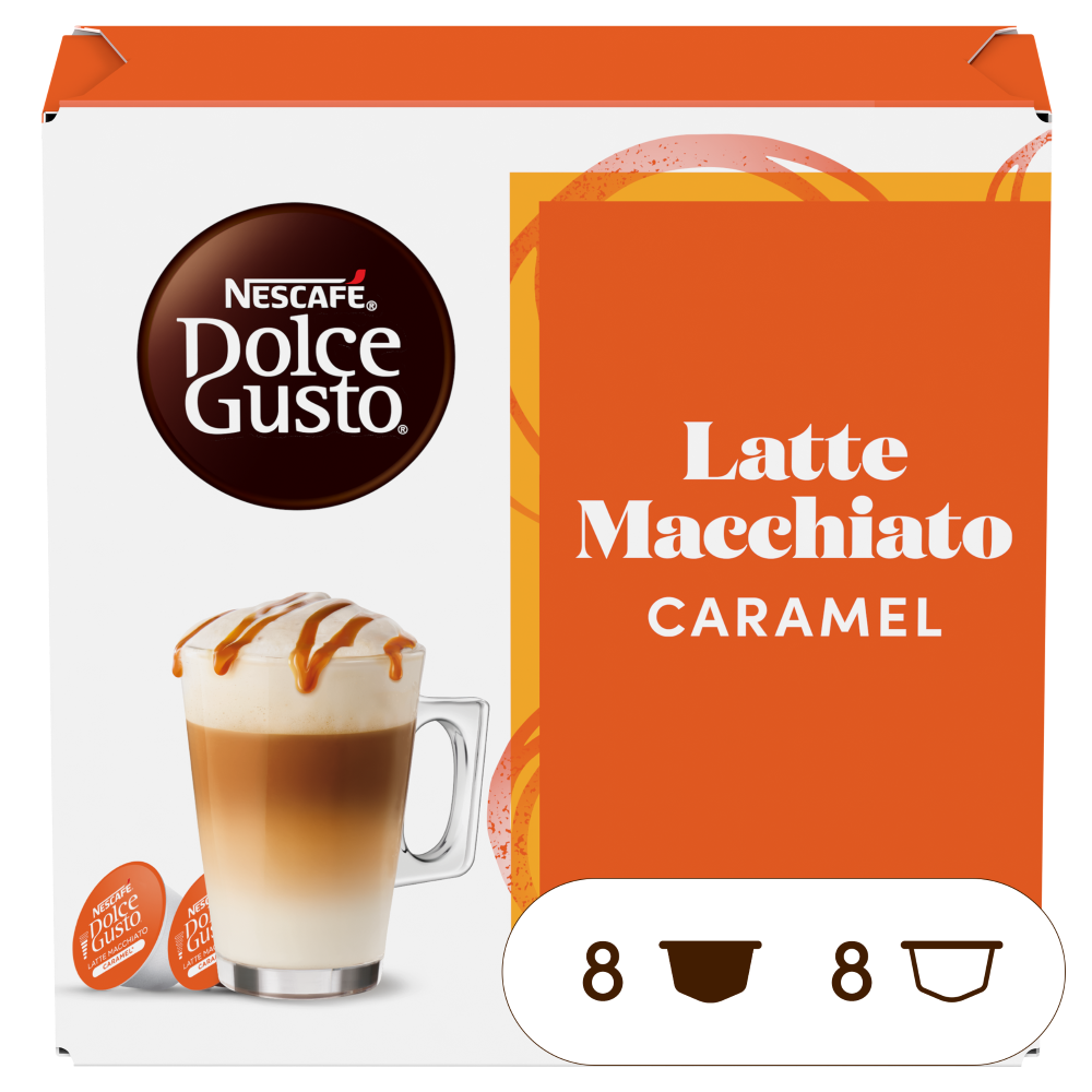 Caramel Latte Macchiato Coffee Pods | NESCAFÉ® Dolce Gusto®