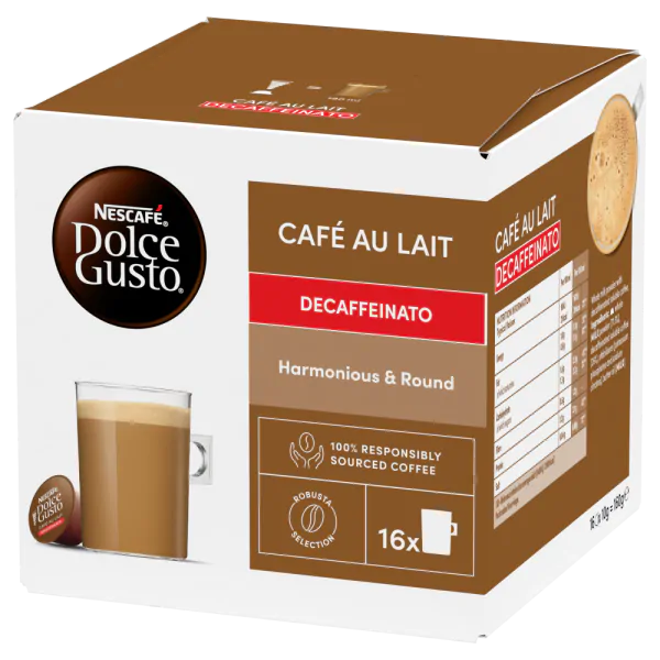 Cafe au lait decaf dolce gusto cheap