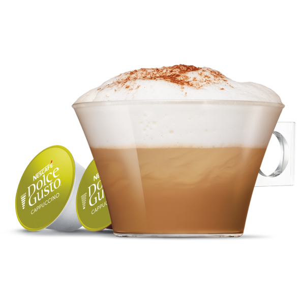 Dolce Gusto Cappuccino doğrudan tedarikçisi, 2 paket, 2x16 kapsül (16 porsiyon