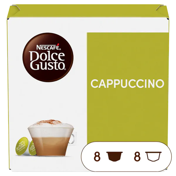 Cappuccino Coffee Pods NESCAFE Dolce Gusto