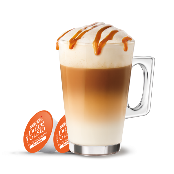Caramel Latte Macchiato Coffee Pods | NESCAFÉ® Dolce Gusto®