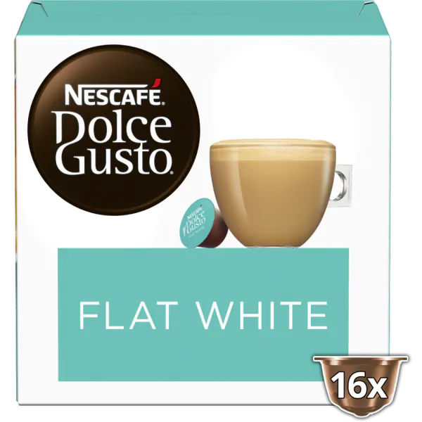 Flat White Coffee Pods NESCAF Dolce Gusto