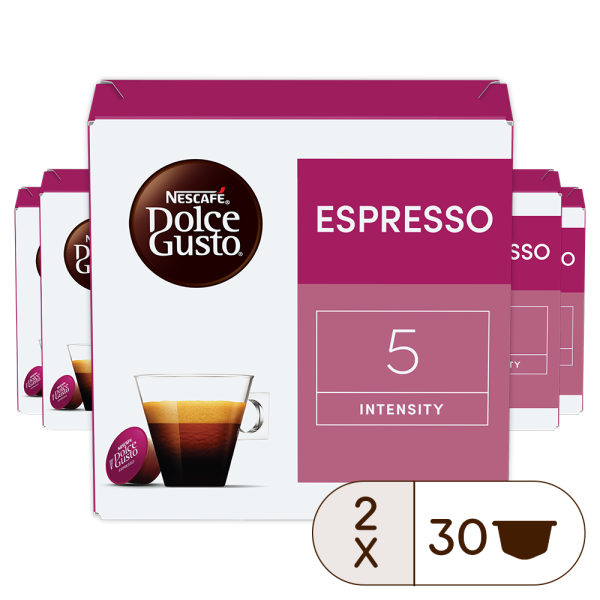 60 Pod Pack of Espresso Coffee Capsules NESCAFÉ® Dolce Gusto® - Main Image