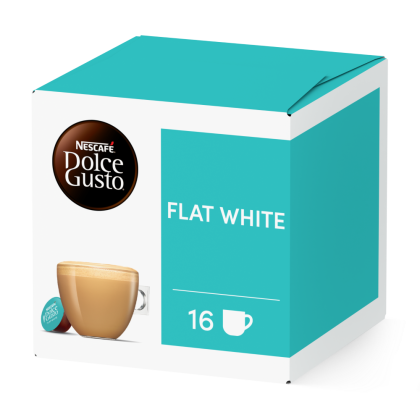 Pack of 16 Flat WhiteNESCAF&Eacute;&reg; Dolce Gusto&reg; coffee pods