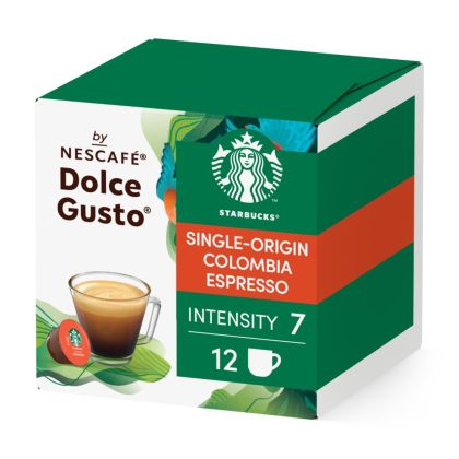 Pack of 12 STARBUCKS&reg;  Single-origin Colombia EspressoNESCAF&Eacute;&reg; Dolce Gusto&reg; coffee pods
