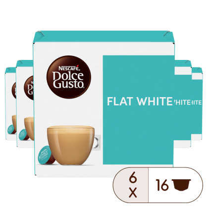 Pack of 96 Special Flat White Bundle - 6 boxesNESCAFÉ® Dolce Gusto® coffee pods