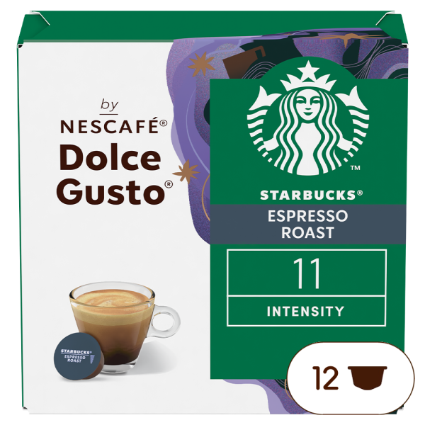 Pack of 12 STARBUCKS® Espresso RoastNESCAFÉ® Dolce Gusto® coffee pods
