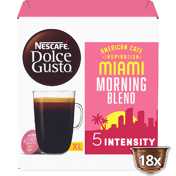 NESCAFE Dolce Gusto Cafe Au Lait Coffee Pods - total of 90 Coffee Capsules  - Coffee with Milk - Medium Roasted Coffee - Coffee Intensity 7 (3 Packs) :  : Grocery