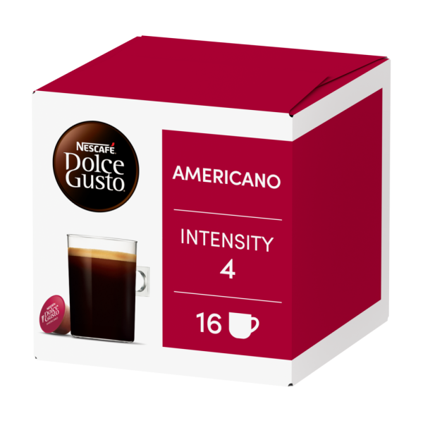 Pack of 16 AmericanoNESCAFÉ® Dolce Gusto® coffee pods
