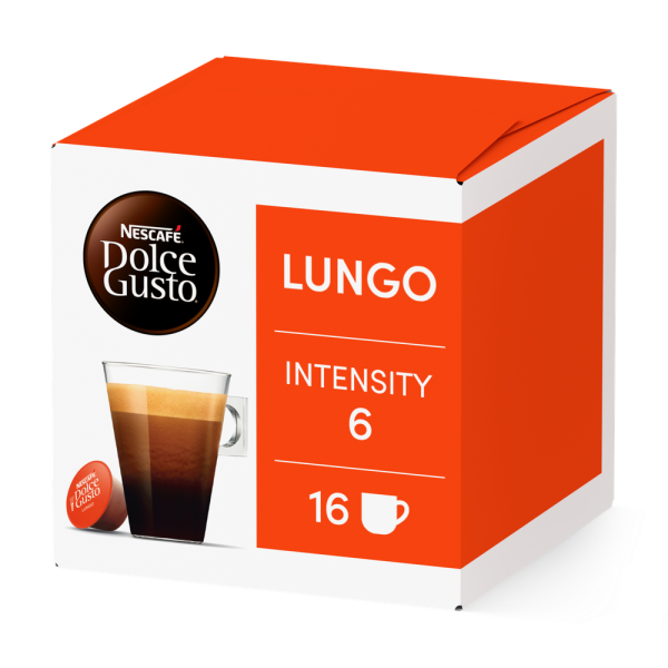 Pack of 16 LungoNESCAFÉ® Dolce Gusto® coffee pods