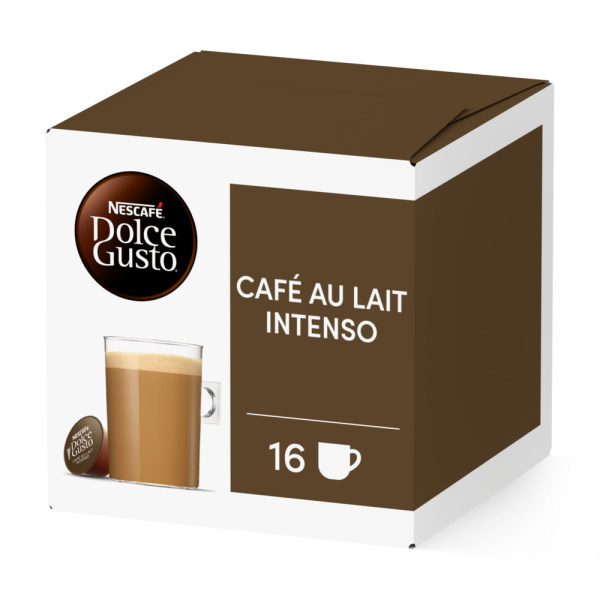 Pack of 16 Café au Lait IntensoNESCAFÉ® Dolce Gusto® coffee pods