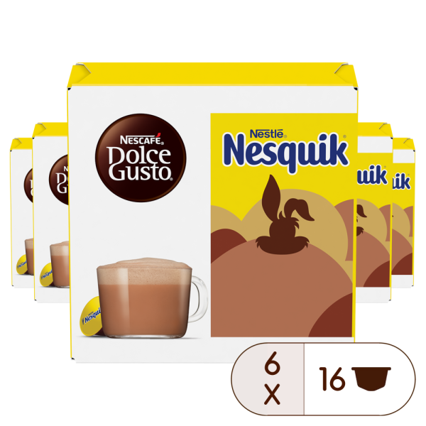 Pack of 96 Special Nesquik® Hot Chocolate Bundle - 6 boxesNESCAFÉ® Dolce Gusto® coffee pods