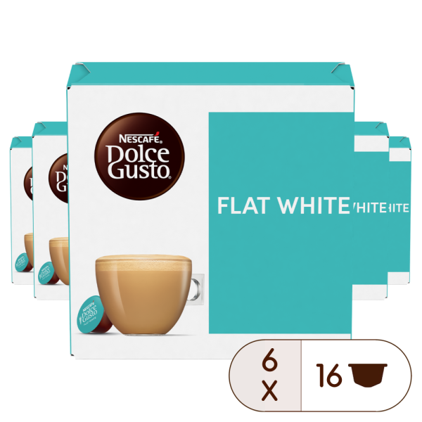 Pack of 96 Special Flat White Bundle - 6 boxesNESCAFÉ® Dolce Gusto® coffee pods