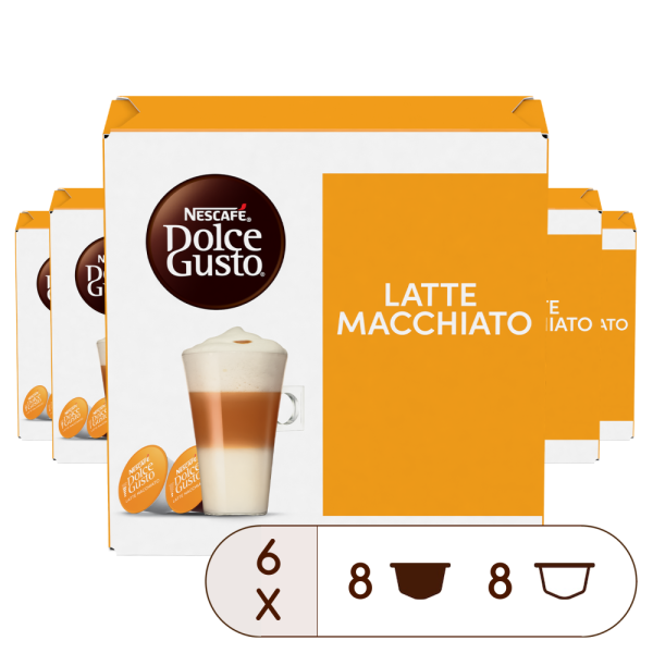 Pack of 96 Special Latte Macchiato Bundle - 6 boxesNESCAFÉ® Dolce Gusto® coffee pods