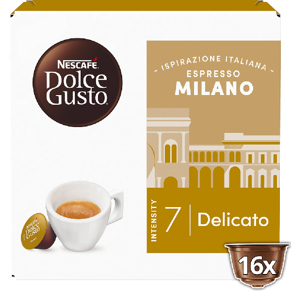 NESCAFE Dolce Gusto Cafe Au Lait Coffee Pods - total of 90 Coffee Capsules  - Coffee with Milk - Medium Roasted Coffee - Coffee Intensity 7 (3 Packs) :  : Grocery