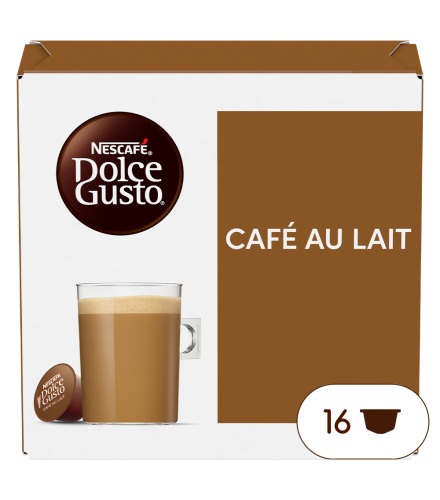 Pack of 16 Café au LaitNESCAFÉ® Dolce Gusto® coffee pods