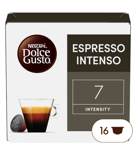 Pack of 16 Espresso IntensoNESCAFÉ® Dolce Gusto® coffee pods