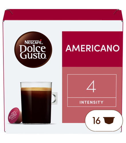 Pack of 16 AmericanoNESCAFÉ® Dolce Gusto® coffee pods