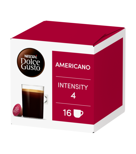 Pack of 16 AmericanoNESCAF&Eacute;&reg; Dolce Gusto&reg; coffee pods
