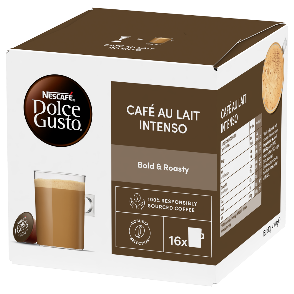 Café au Lait Intenso Coffee Pods NESCAFÉ® Dolce Gusto®