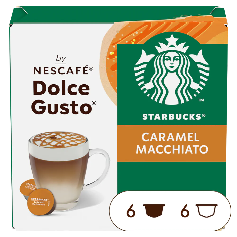 Caramel Macchiato STARBUCKS Coffee Pods NESCAFE Dolce Gusto