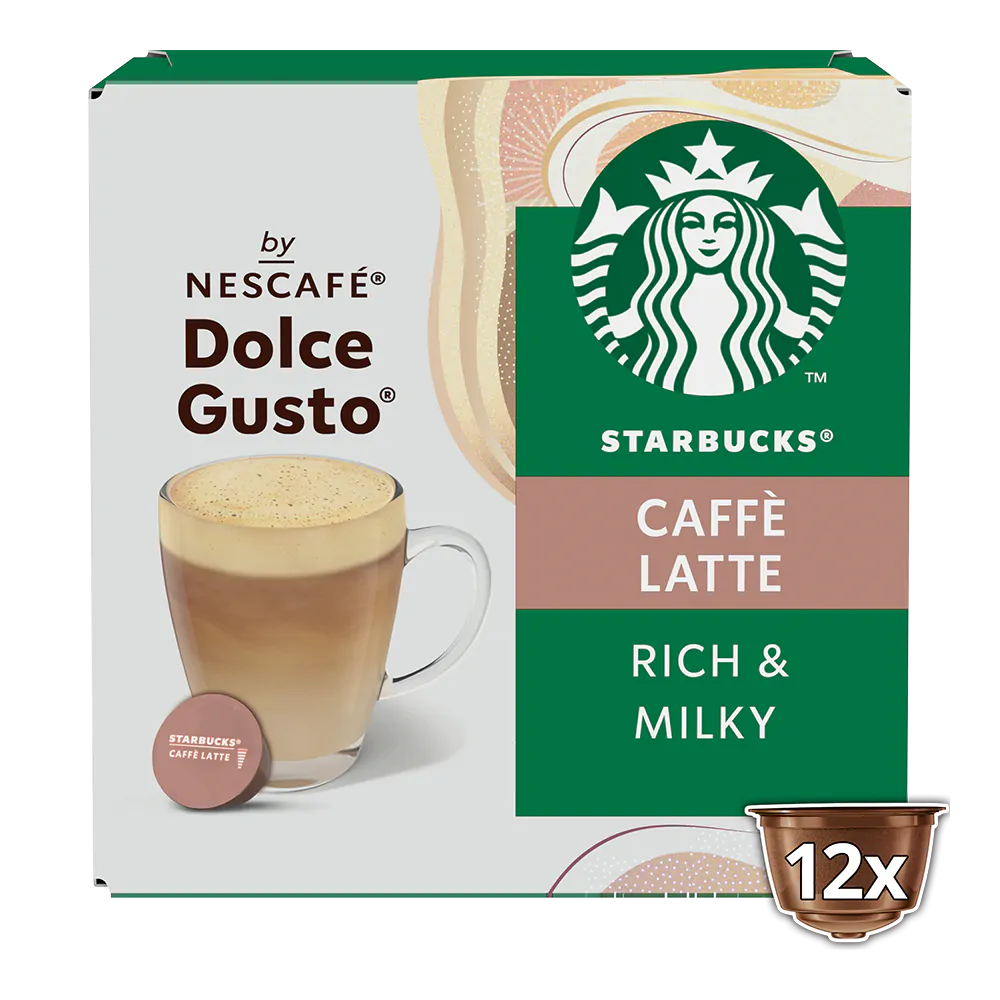 Nestle Japan Starbucks Caffe Latte By Nescafe Dolce Gusto 12 Sticks 