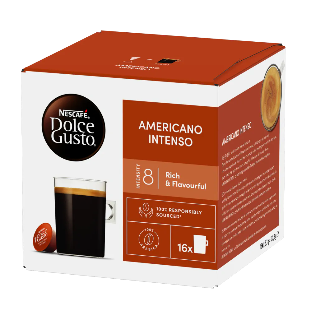 Americano Intenso Coffee Pods NESCAFE Dolce Gusto