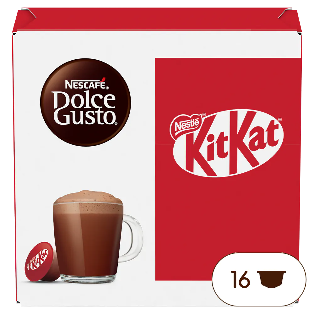 KitKat Hot Chocolate pods NESCAFE Dolce Gusto