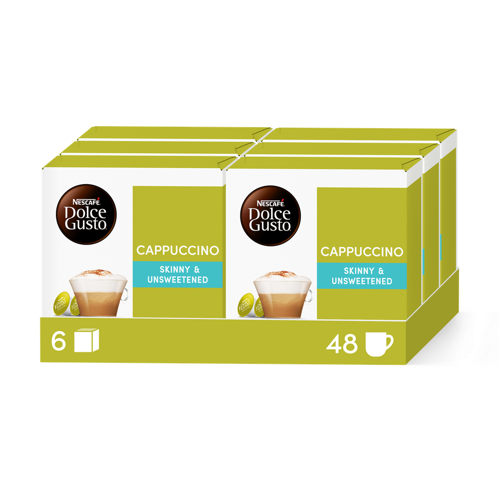 Pack of 96 Special Skinny Cappuccino Bundle - 6 BoxesNESCAFÉ® Dolce Gusto® coffee pods