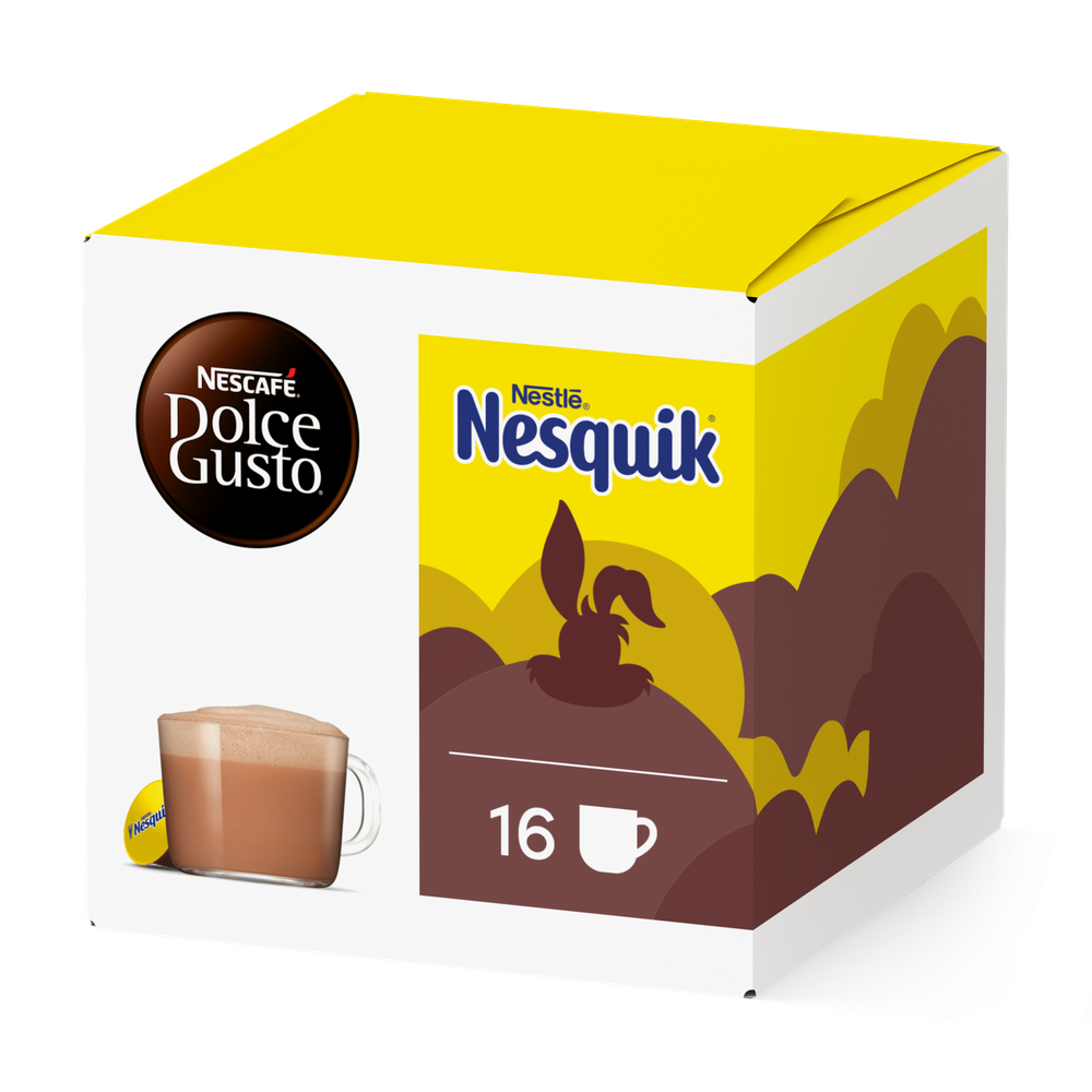 Pack of 16 Nesquik® Hot ChocolateNESCAFÉ® Dolce Gusto® coffee pods