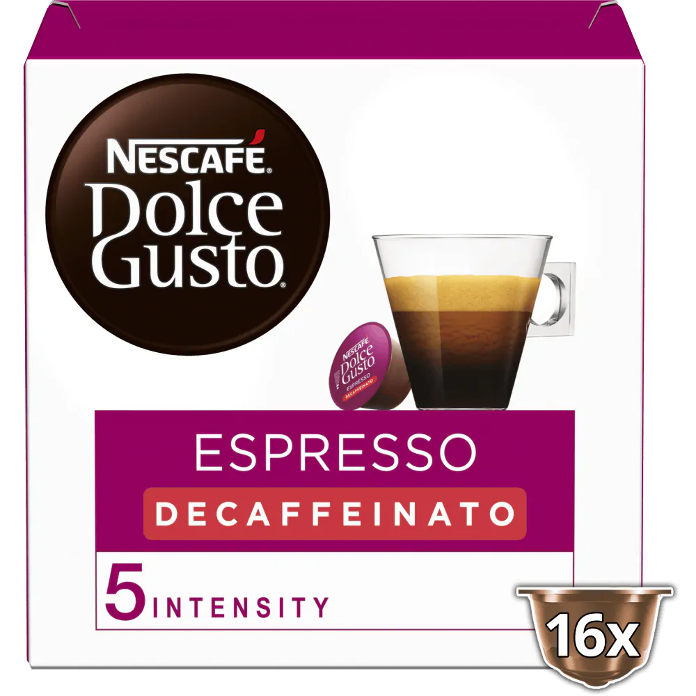 Nescafe Decaf, Decaf, Nescafe Dolce Gusto Espresso Decaf (Capsules), Nescafe Dolce Gusto Capsules