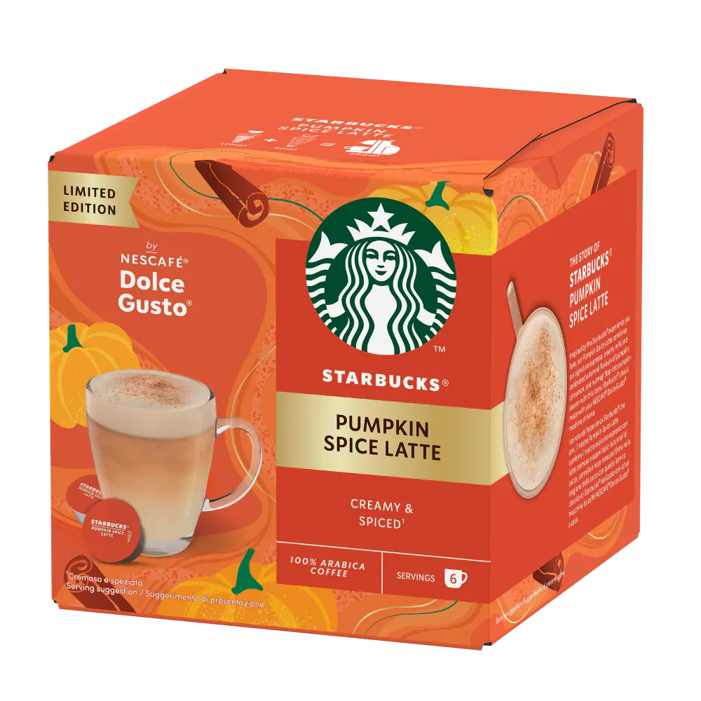 STARBUCKS Pumpkin Spice Latte NESCAFE Dolce Gusto