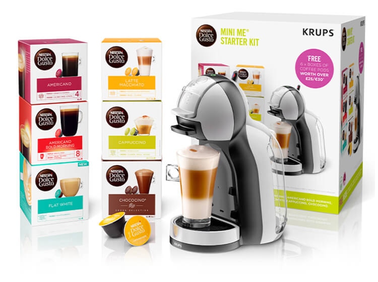 KRUPS NESCAFÉ® Dolce Gusto® Mini Me Coffee Machine Anthracite by KRUPS®  KP123B40