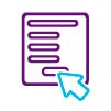 Purple icon