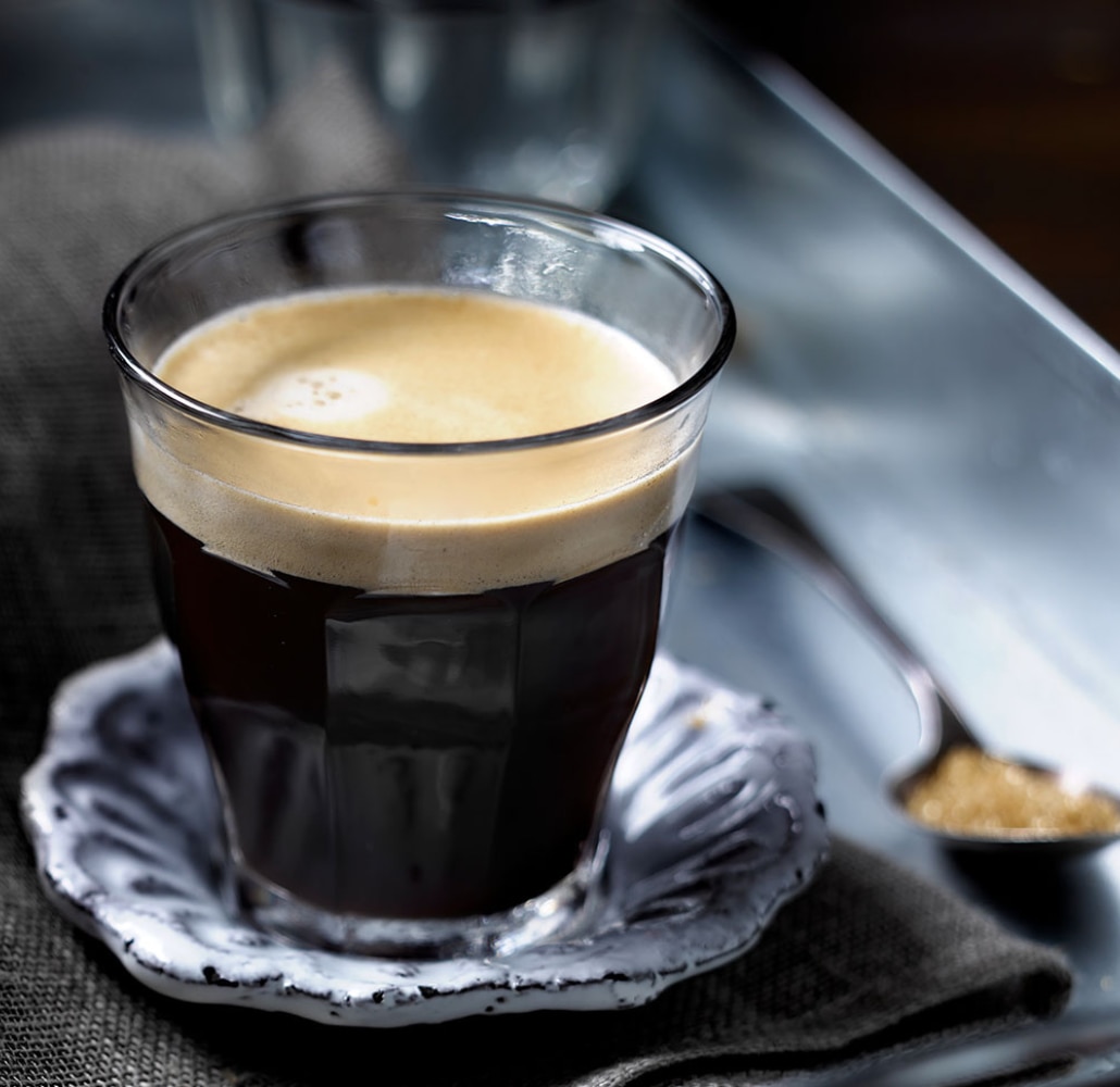 cup of Lungo coffee