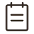 Notebook icon.