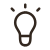 Lightbulb icon.
