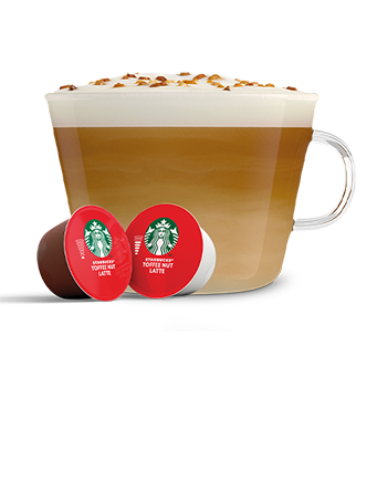 Latte macchiato mug and pods