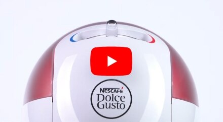 The power button turns yellow on your PICCOLO coffee machine by KRUPS®