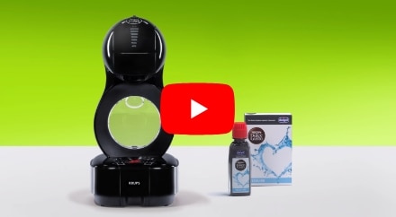 The power button turns yellow on your PICCOLO coffee machine by KRUPS®